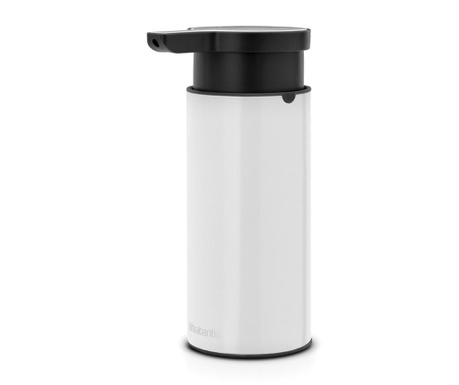 Dispenser pentru sapun lichid Brabantia, Brabantia, aluminiu, 16x7x10 cm, alb