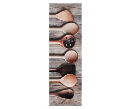 Χαλί κουζίνας Wooden Cooking Spoons 45x140 cm