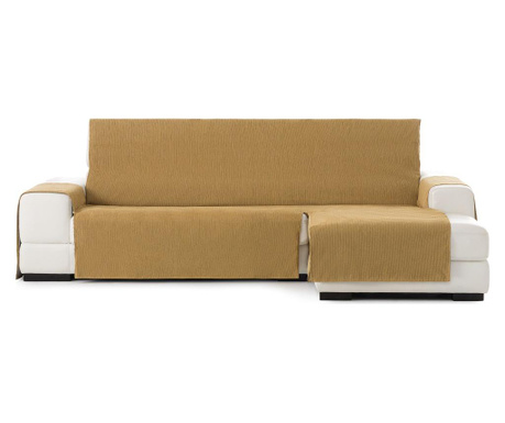 Δεξιό κάλυμμα γωνιακού καναπέ σαλονιού Chenille Mustard 290x95x150 cm