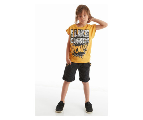 Σετ σορτς και αμάνικο μπλουζάκι για αγόρια Comics