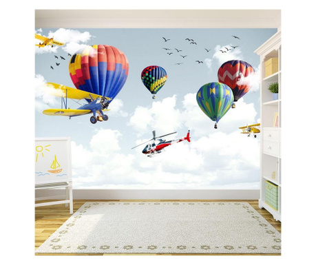 Σετ 3 ταπετσαρίες Balloons Planes Kids Room 91x180 cm