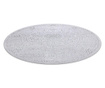 Σύγχρονο mefe χαλί 8373 Κύκλος Στολίδι, πλαίσιο - δομική δύο επίπεδα μαλλιού γκρι κύκλος 100 cm  κύκλος 100 cm
