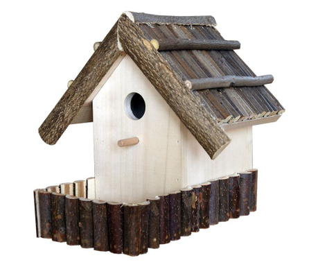 Σπίτι για πουλιά ΙΤΑ h&g, φυσικά υλικά  26×27×27cm
