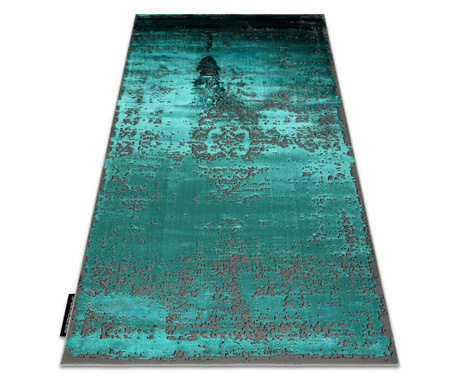 Σύγχρονο de luxe χαλί 2083 στολίδι εκλεκτό - δομική πράσινο / γκρι 180x270 cm