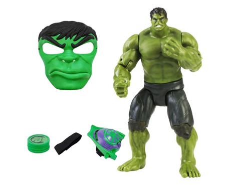 Σετ μάσκας, φιγούρας και εκτοξευτή Hulk για αγόρια