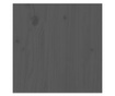 Πλαίσιο Κρεβατιού Γκρι 150x200εκ Μασίφ Ξύλο Πεύκου 5FT KingSize