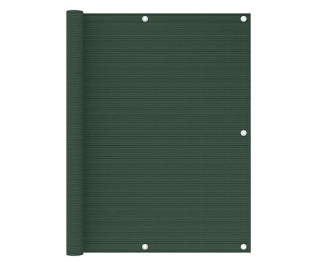 Διαχωριστικό Βεράντας Σκούρο Πράσινο 120 x 500 εκ. από HDPE