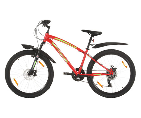 Ποδήλατο Mountain 26’’ Κόκκινο με 21 Ταχύτητες 36 εκ.