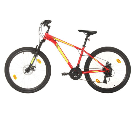 Ποδήλατο Mountain 27,5’’ Κόκκινο με 21 Ταχύτητες 38 εκ.