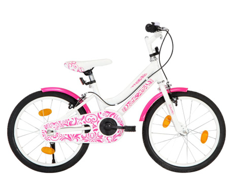 Ποδήλατο Παιδικό Ροζ / Λευκό 18 Ιντσών