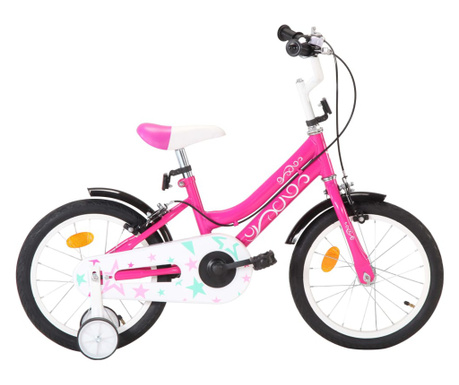 Ποδήλατο Παιδικό Μαύρο / Ροζ 16 Ιντσών