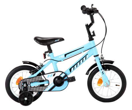 Ποδήλατο Παιδικό Μαύρο / Μπλε 12 Ιντσών