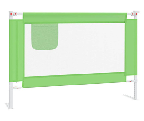 Μπάρα Κρεβατιού Προστατευτική Πράσινη 100 x 25 εκ. Υφασμάτινη