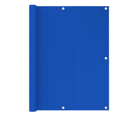 Διαχωριστικό Βεράντας Μπλε 120 x 400 εκ. από HDPE