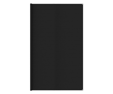 Χαλί Σκηνής Μαύρο 400 x 400 εκ. HDPE