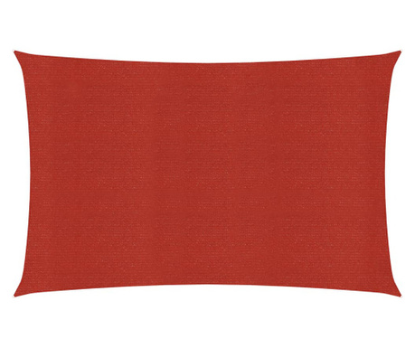 Πανί Σκίασης Κόκκινο 2 x 3 μ. από HDPE 160 γρ./μ²