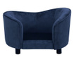 Καναπές - Κρεβάτι Σκύλου Μπλε 69 x 49 x 40 εκ. Βελουτέ