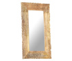 Καθρέφτης 80 x 50 εκ. από Μασίφ Ξύλο Μάνγκο
