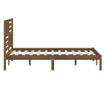 Πλαίσιο Κρεβατιού Μελί 150x200εκ Μασίφ Ξύλο Πεύκου 5FT KingSize