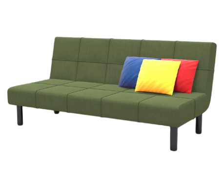 Μοντέρνος καναπές-κρεβάτι, EHA, 180x55x42 cm - Πράσινο